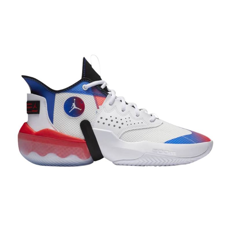 Air Jordan React Elevation Bílá Černá Modrá Červená Pánské Boty