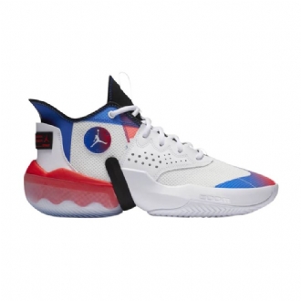Air Jordan React Elevation Bílá Černá Modrá Červená Pánské Boty