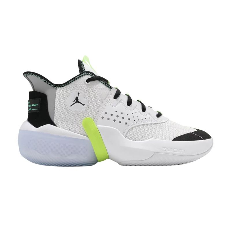 Air Jordan React Elevation Bílá Černá Zelená Pánské Boty