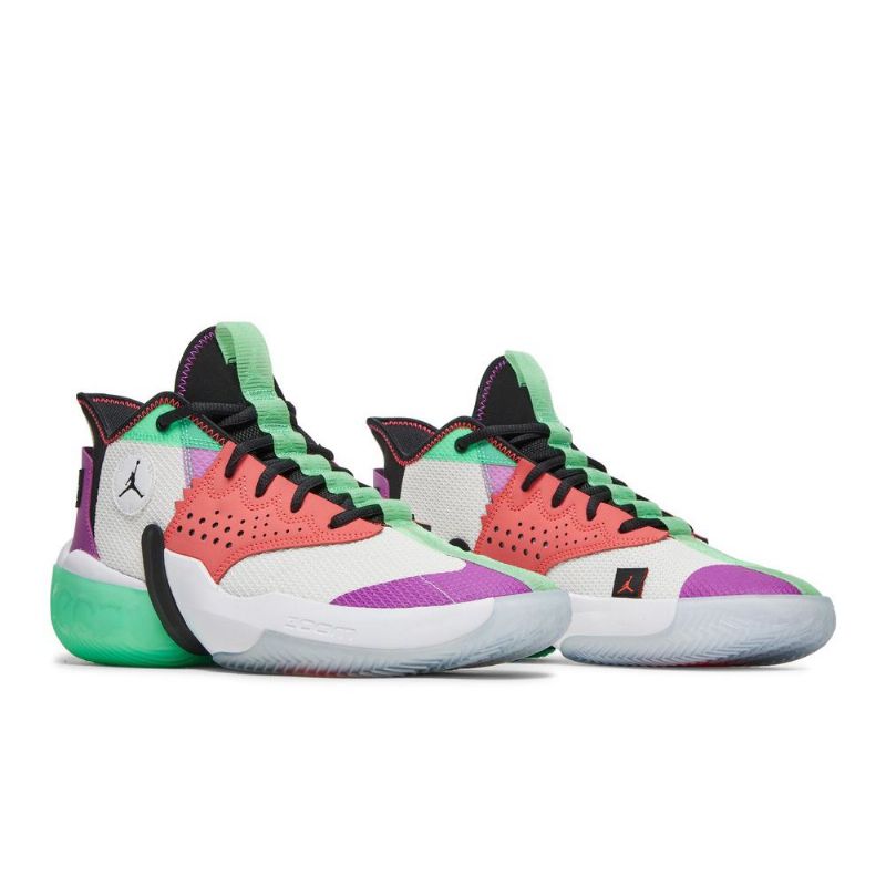 Air Jordan React Elevation Bílá Fialová Červená Zelená Černá Pánské Boty