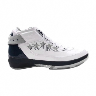 Pánské Boty Air Jordan 22 Og Pe Bílý Tmavě Modrá Modrý Stříbrný