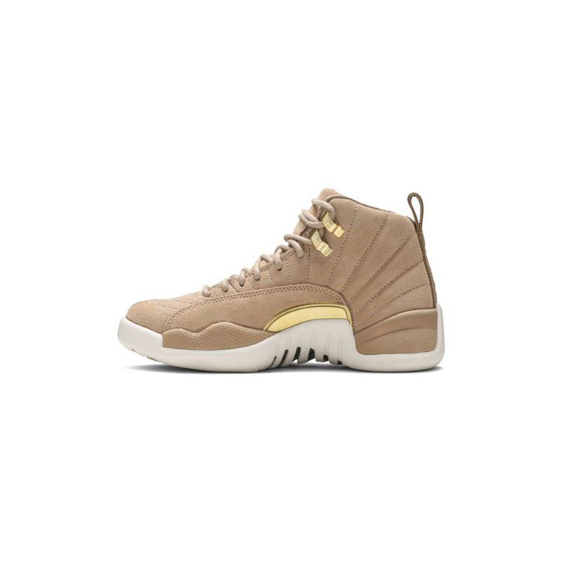 Dámské Boty Air Jordan 12 Retro Bílý Hnědý Zlatý