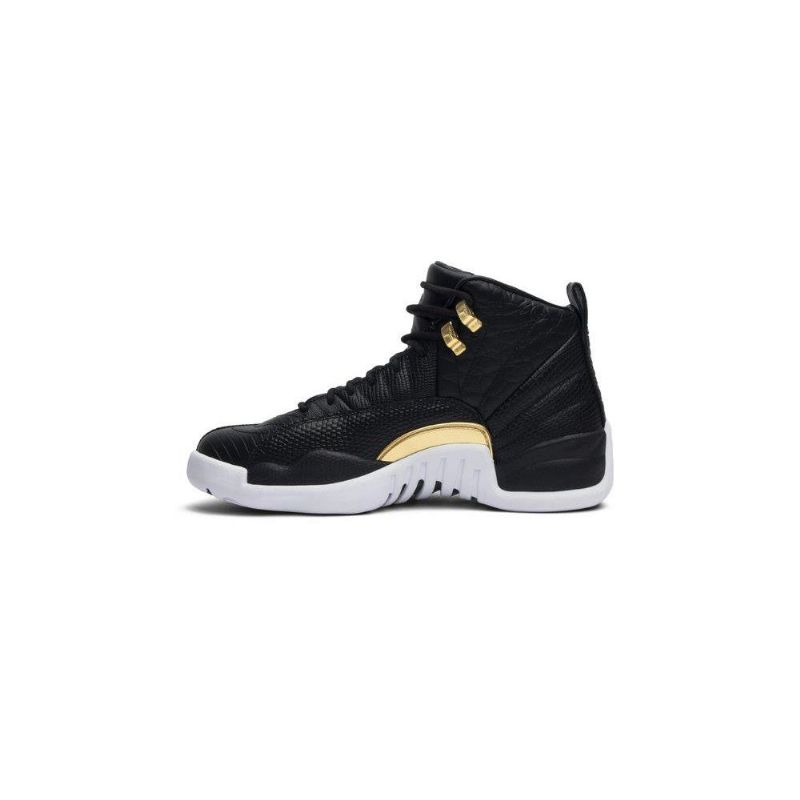 Dámské Boty Air Jordan 12 Retro Černá Zlatý Bílý