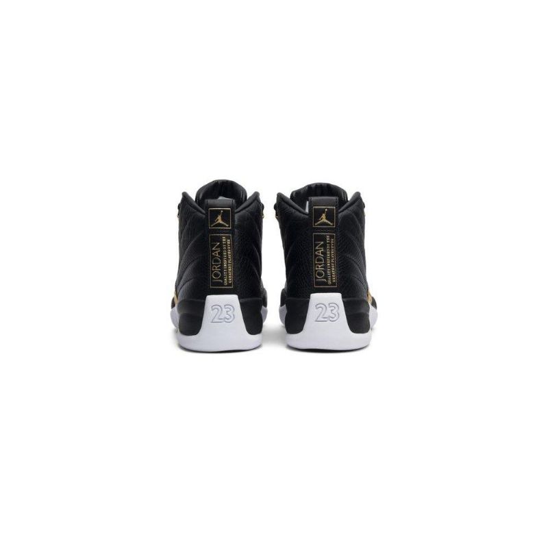 Dámské Boty Air Jordan 12 Retro Černá Zlatý Bílý
