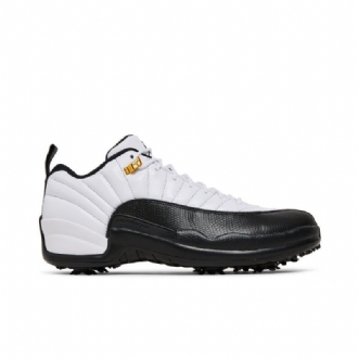 Pánské Boty Air Jordan 12 Low Golf Bílý Černá
