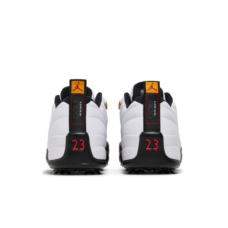 Pánské Boty Air Jordan 12 Low Golf Bílý Černá