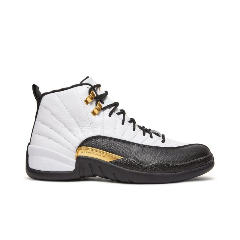 Pánské Boty Air Jordan 12 Retro Bílý Černá Zlatý