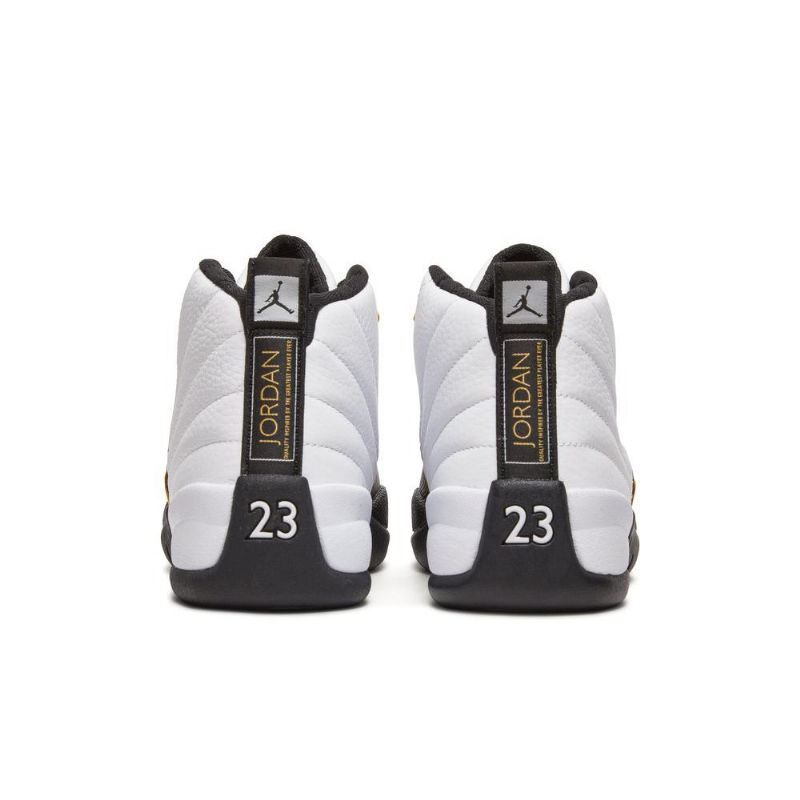 Pánské Boty Air Jordan 12 Retro Bílý Černá Zlatý