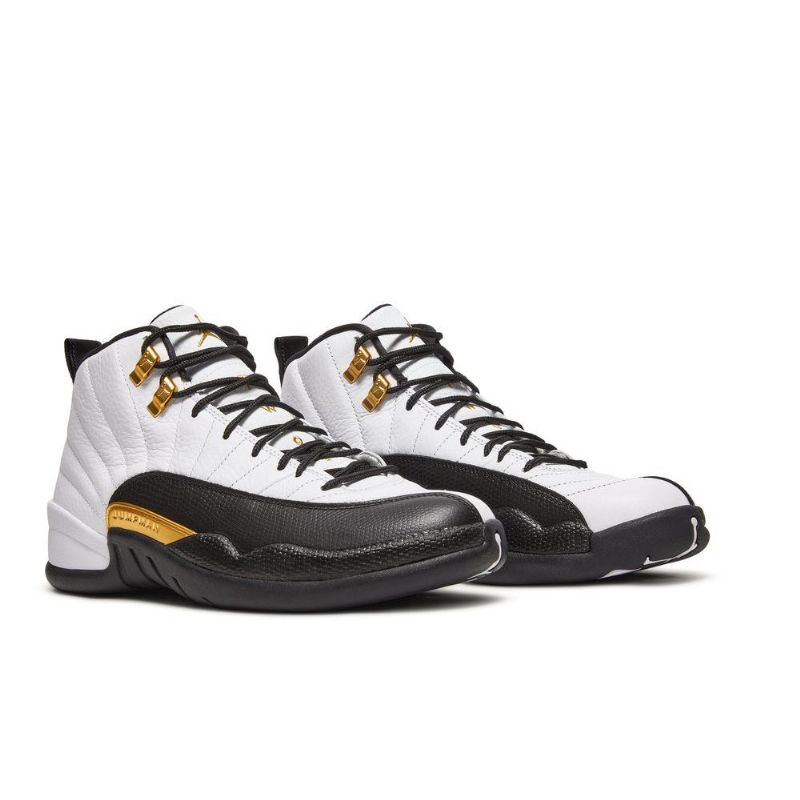 Pánské Boty Air Jordan 12 Retro Bílý Černá Zlatý