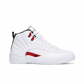 Pánské Boty Air Jordan 12 Retro Bílý Červené Černá