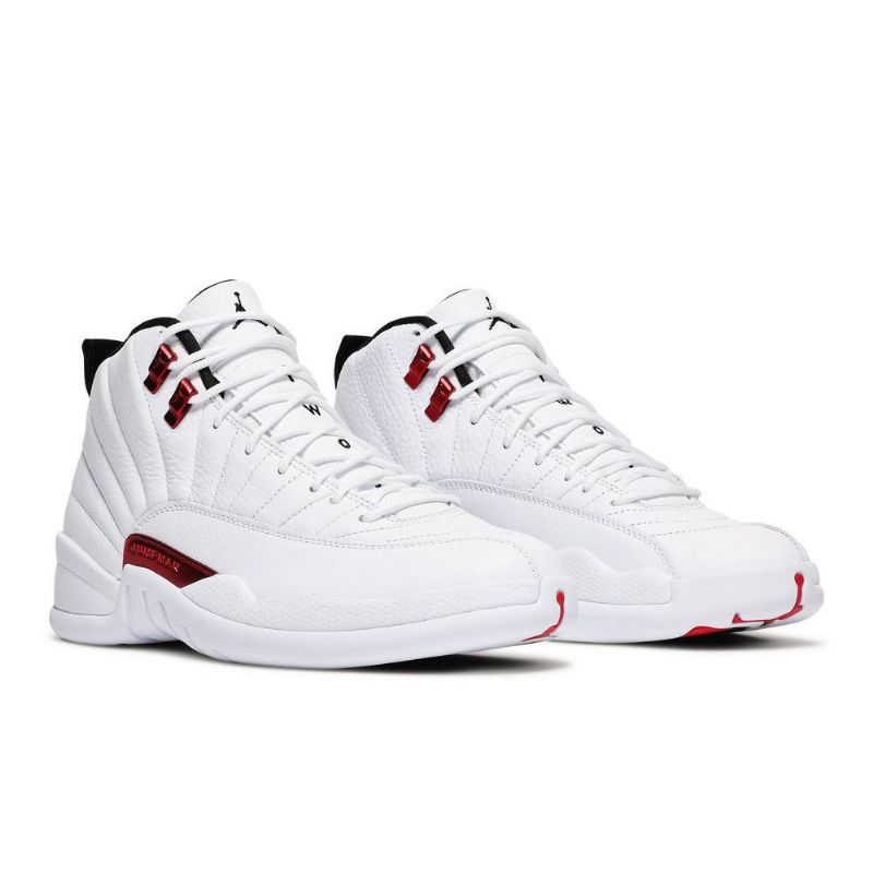 Pánské Boty Air Jordan 12 Retro Bílý Červené Černá