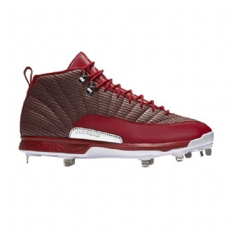 Pánské Boty Air Jordan 12 Retro Metal Červené Bílý Stříbrný
