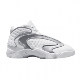 Air Jordan A Bílý Stříbrný Dámské Boty