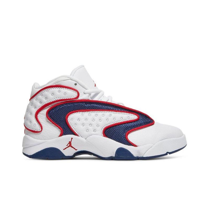 Dámské Boty Air Jordan A Bílý Červené Tmavě Modrá Modrý