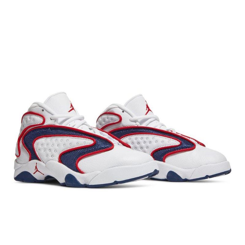 Dámské Boty Air Jordan A Bílý Červené Tmavě Modrá Modrý
