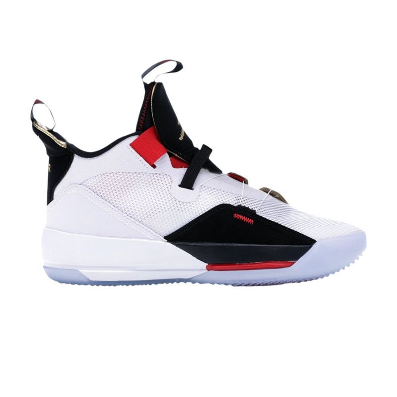 Pánské Boty Air Jordan 33 Pf Bílý Černá Červené