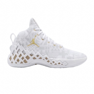 Pánské Boty Air Jordan Jumpman Diamond Mid Pf Bílý Zlatý