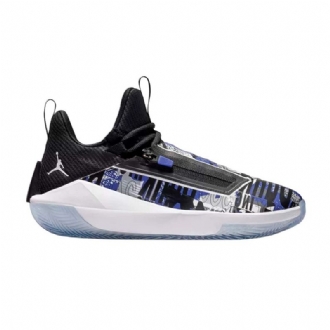 Pánské Boty Air Jordan Jumpman Hustle Černá Bílý Šedá Modrý