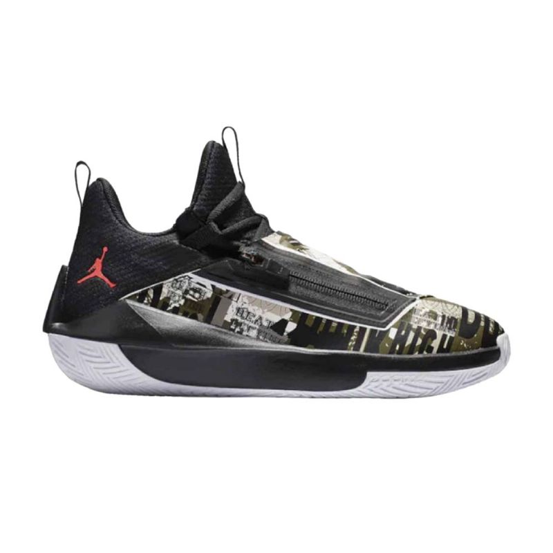 Pánské Boty Air Jordan Jumpman Hustle Černá Červené Olive Zelená