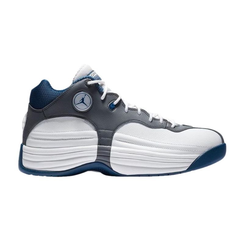 Pánské Boty Air Jordan Jumpman Team 1 Bílý Modrý Šedá
