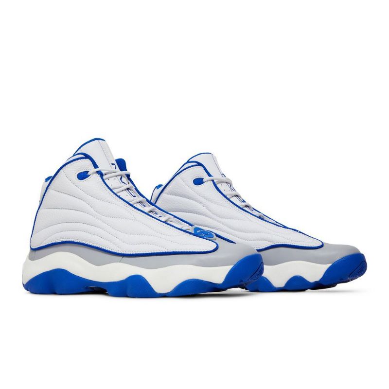 Pánské Boty Air Jordan Pro Strong Bílý Modrý Šedá
