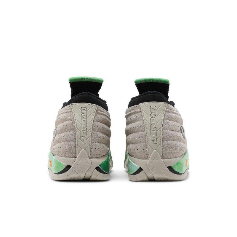 Dámské Boty Air Jordan 14 Aleali May Retro Low Sp Šedá Zelená Černá Zlatý