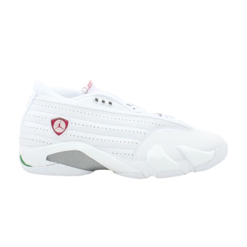 Dámské Boty Air Jordan 14 Retro Low Bílý Červené Zelená