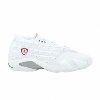 Dámské Boty Air Jordan 14 Retro Low Bílý Červené Zelená