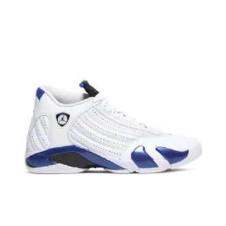 Pánské Boty Air Jordan 14 Retro Bílý Modrý Černá
