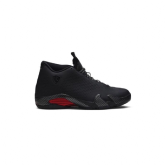 Pánské Boty Air Jordan 14 Retro Se Černá Šedá Červené