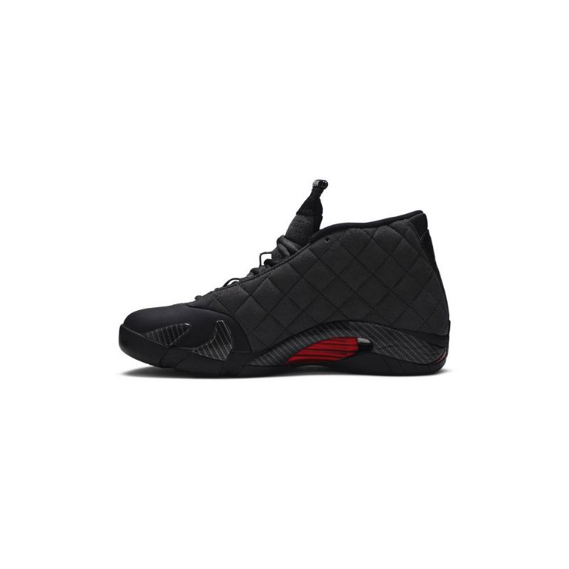 Pánské Boty Air Jordan 14 Retro Se Černá Šedá Červené