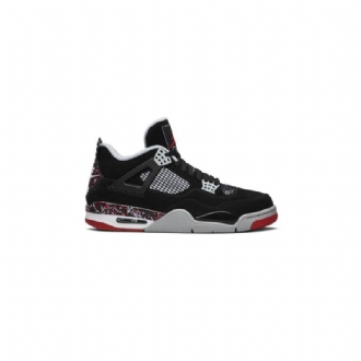 Air Jordan 4 Ovo Retro Černá Šedá Červená Bílé Pánské Boty