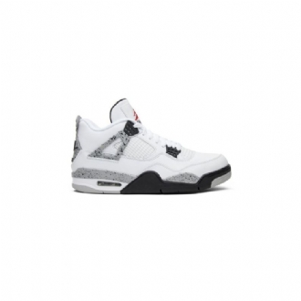 Air Jordan 4 Retro A Bílo Šedé Pánské Boty