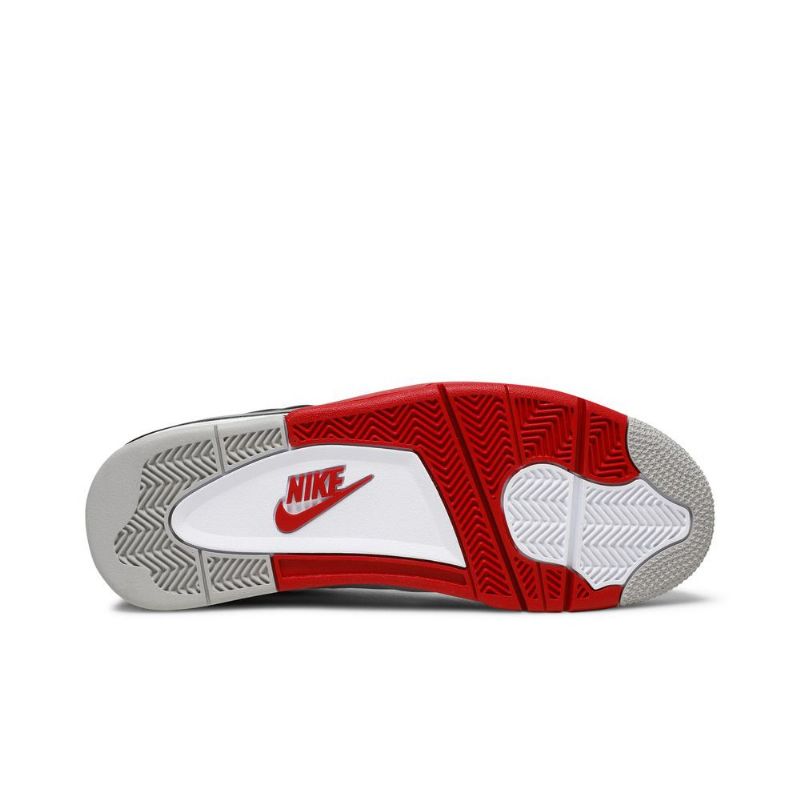 Air Jordan 4 Retro A Bílý Černá Červené Pánské Boty