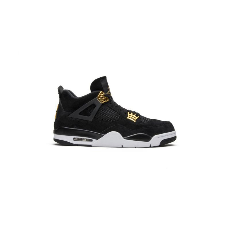 Air Jordan 4 Retro Černá Zlatý Bílý Pánské Boty