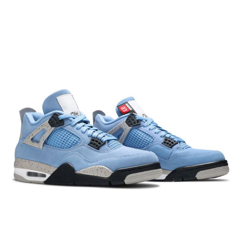 Air Jordan 4 Retro Modrá Šedá Černá Bílé Pánské Boty