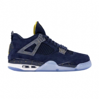 Air Jordan 4 Retro Pe Tmavě Modrá Žluté Bílé Pánské Boty