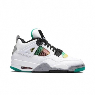 Dámské Boty Air Jordan 4 Retro Bílý Šedá Vícebarevná