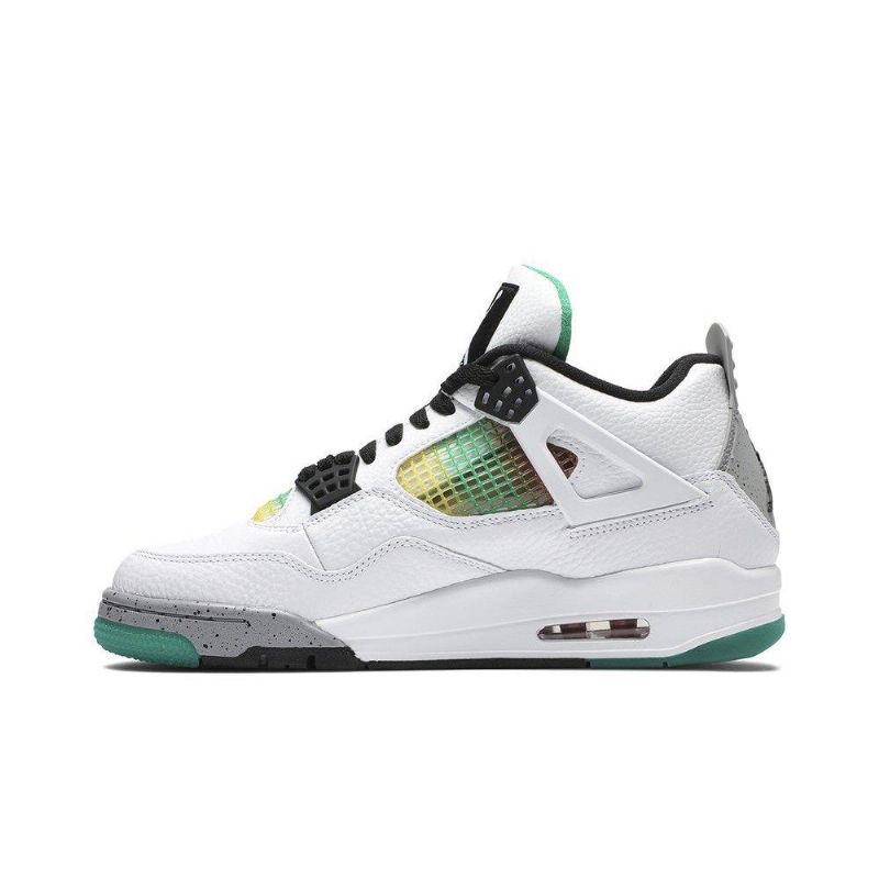 Dámské Boty Air Jordan 4 Retro Bílý Šedá Vícebarevná