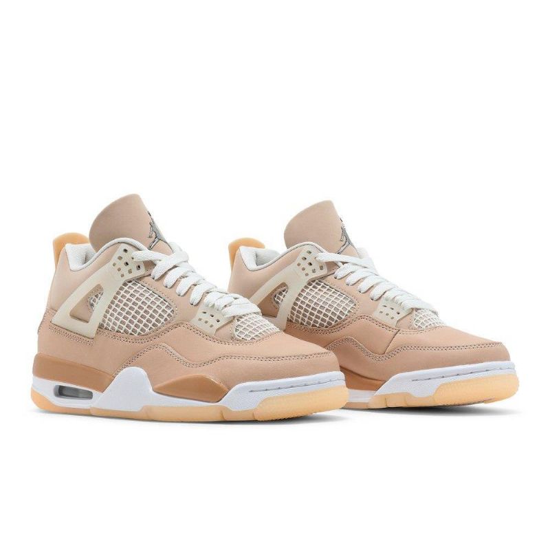 Dámské Boty Air Jordan 4 Retro Hnědý Bílý