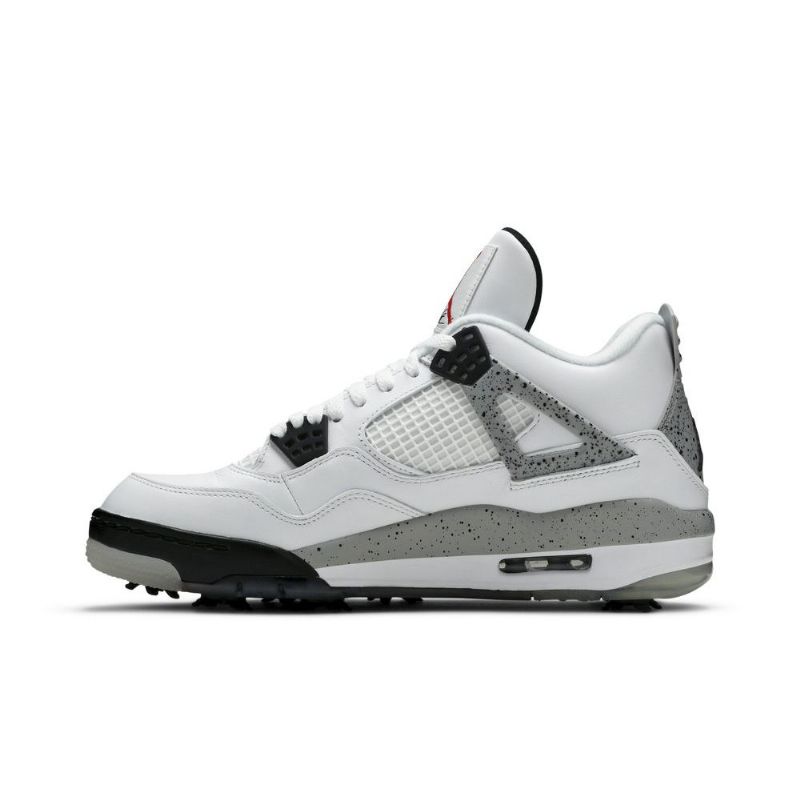 Pánské Boty Air Jordan 4 Golf Bílý Šedá Černá Červené
