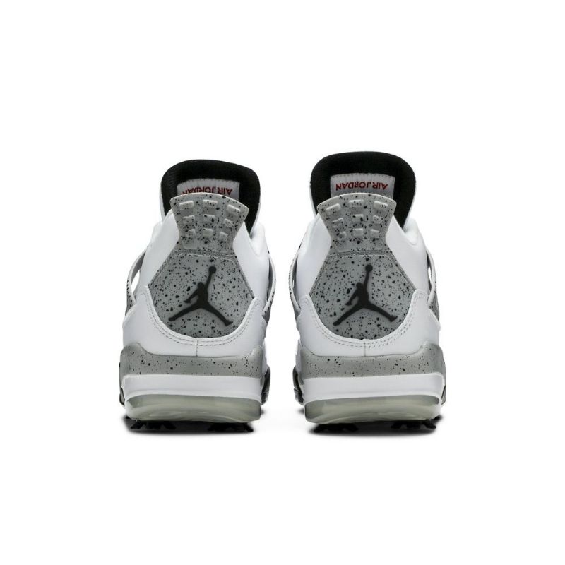 Pánské Boty Air Jordan 4 Golf Bílý Šedá Černá Červené