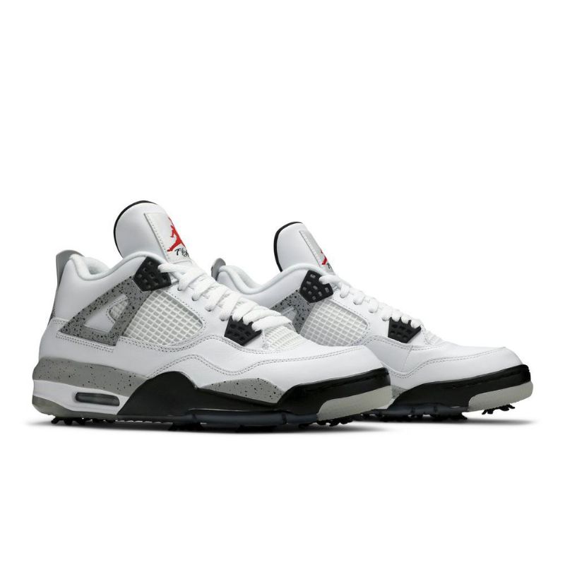 Pánské Boty Air Jordan 4 Golf Bílý Šedá Černá Červené