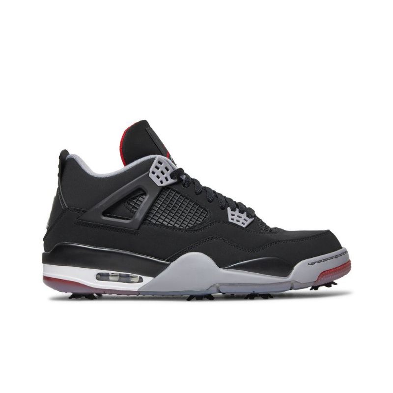 Pánské Boty Air Jordan 4 Golf Černá Červené Bílý Šedá