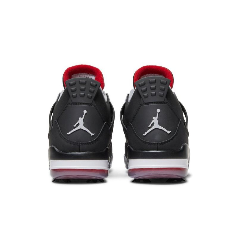 Pánské Boty Air Jordan 4 Golf Černá Červené Bílý Šedá