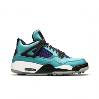 Pánské Boty Air Jordan 4 Golf Nrg Bílá Tyrkysově Modrá Černá