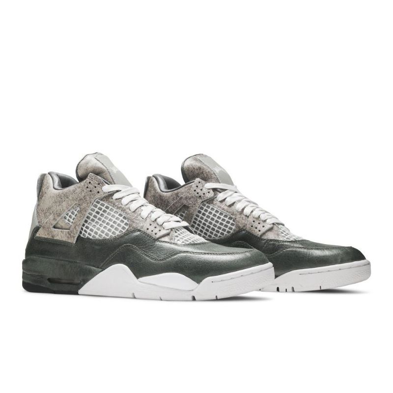Pánské Boty Air Jordan 4 Jack Daniel's The Shoe Surgeon Zelená Šedá Bílé