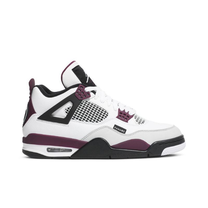 Pánské Boty Air Jordan 4 Paris Saint-germain Retro Bílý Šedá Černá Bordeaux