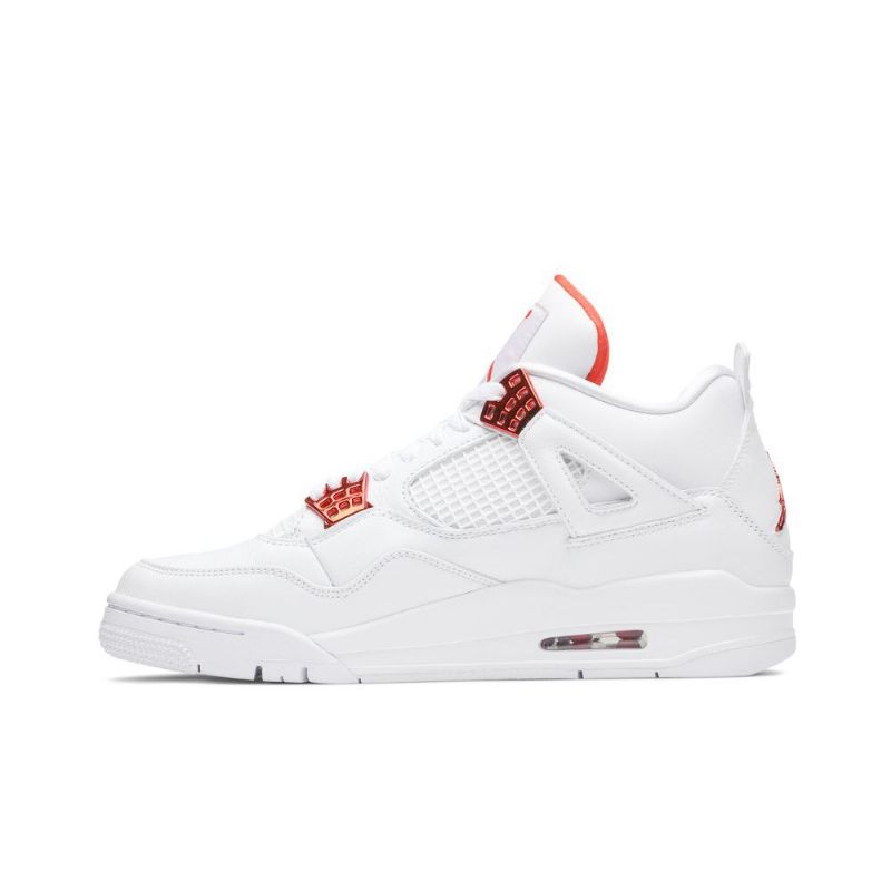 Pánské Boty Air Jordan 4 Retro Bílý Oranžový