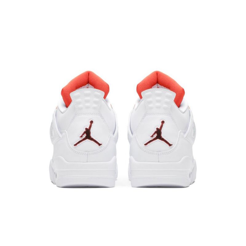 Pánské Boty Air Jordan 4 Retro Bílý Oranžový